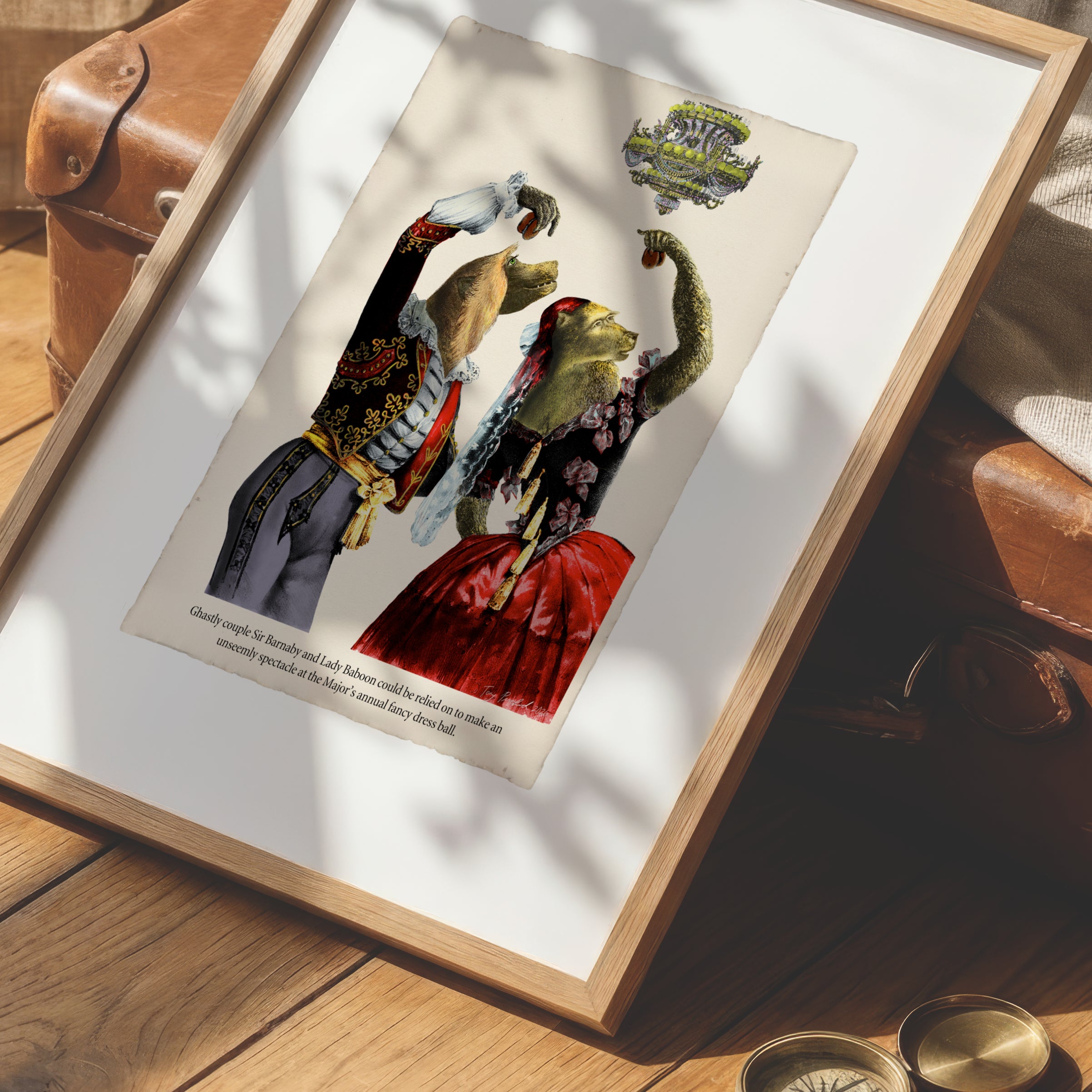 Sir Barnaby & Lady Baboon – Animabilia Print