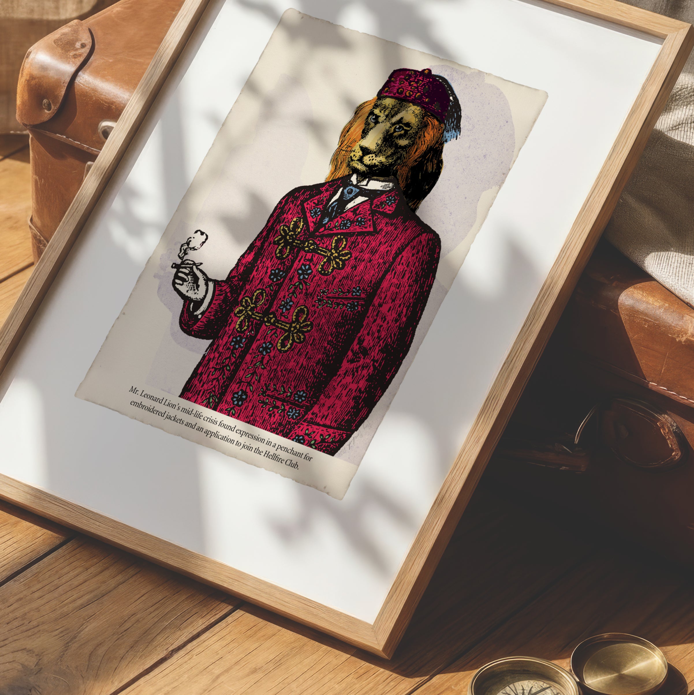 Mr. Leonard Lion – Animabilia Print