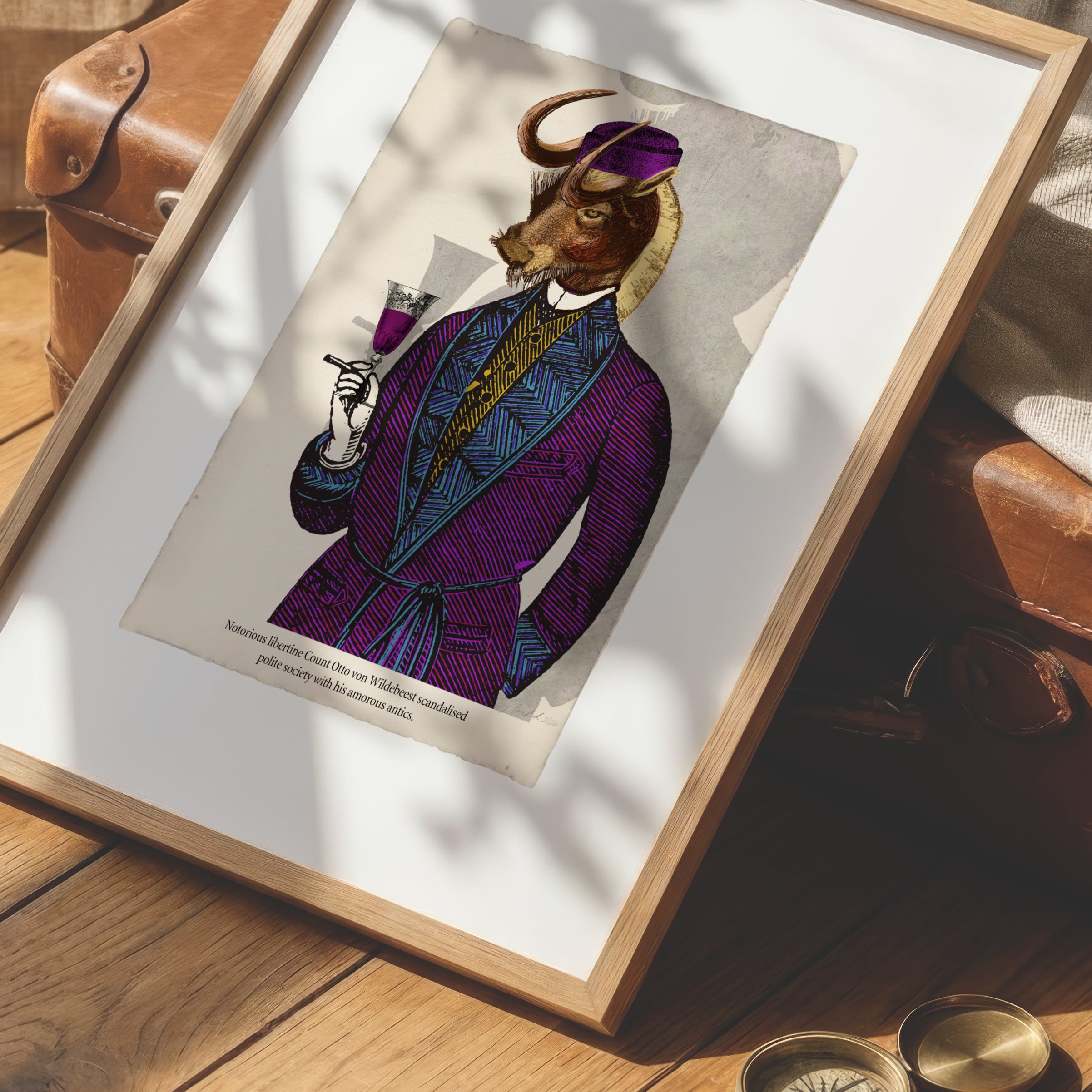 Count Otto von Wildebeest – Animabilia Print